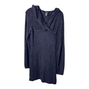 Exofficio‎ Medium Purple Cozy Cowl Hoodie Dress